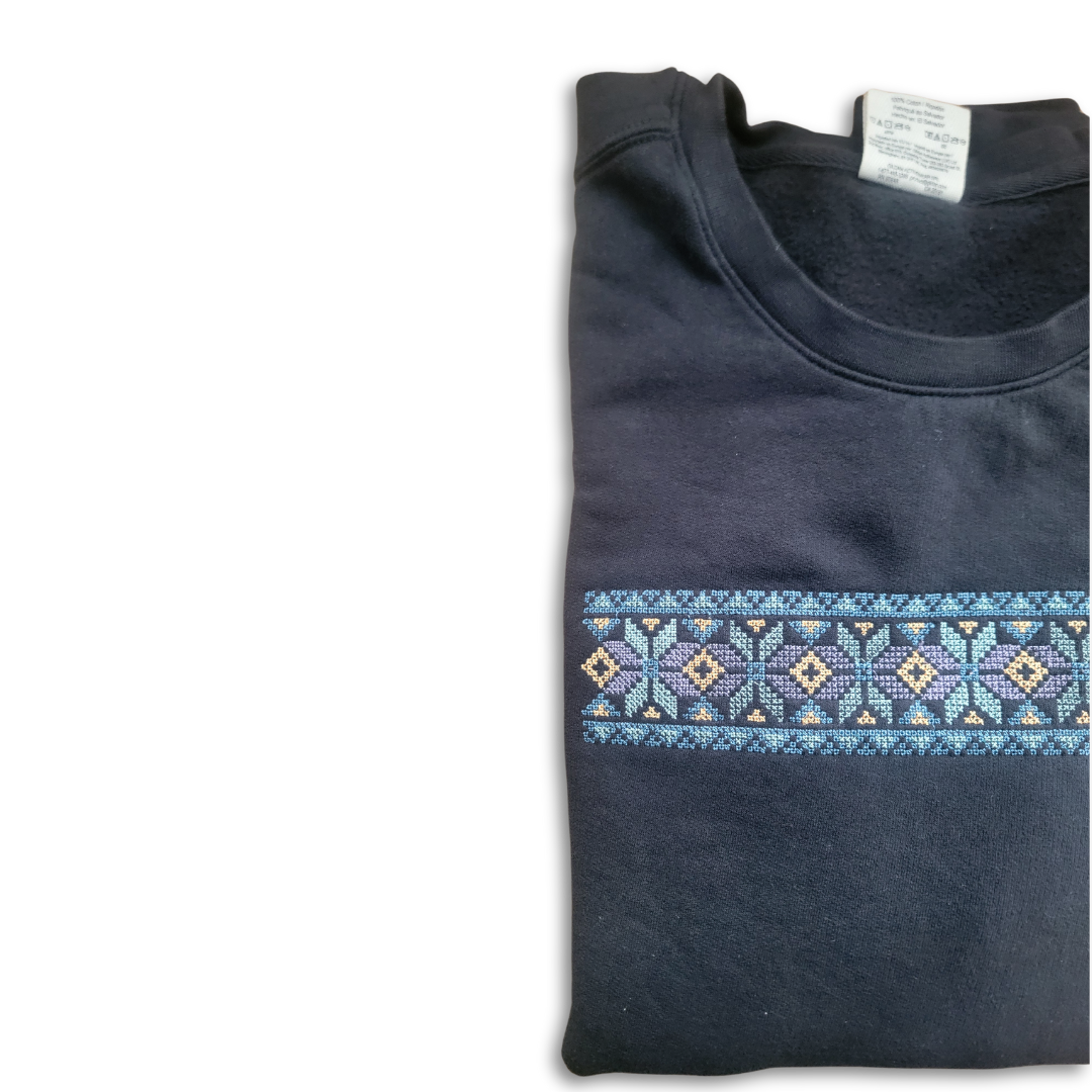 Beit-Lahem Tatreez Front Chest Sweatshirt