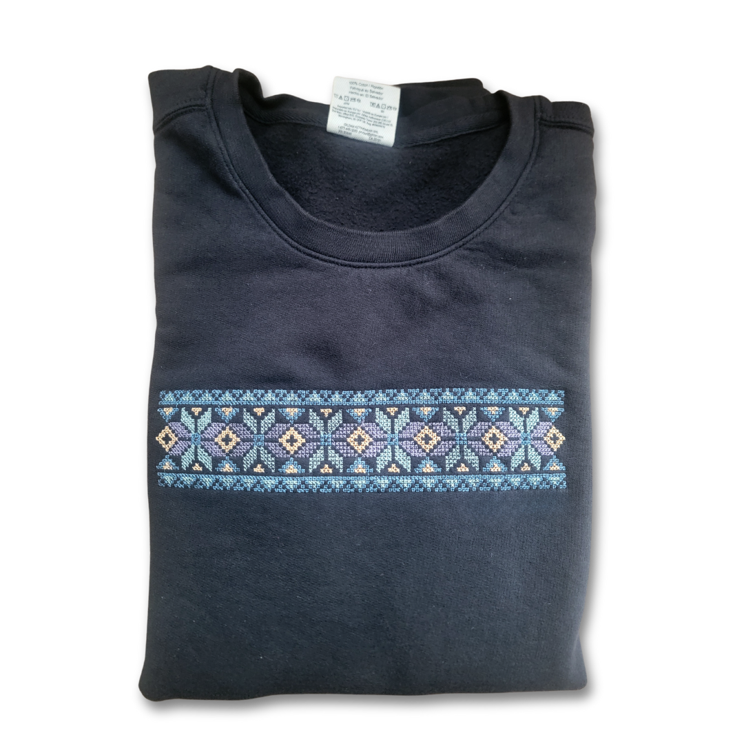 Beit-Lahem Tatreez Front Chest Sweatshirt