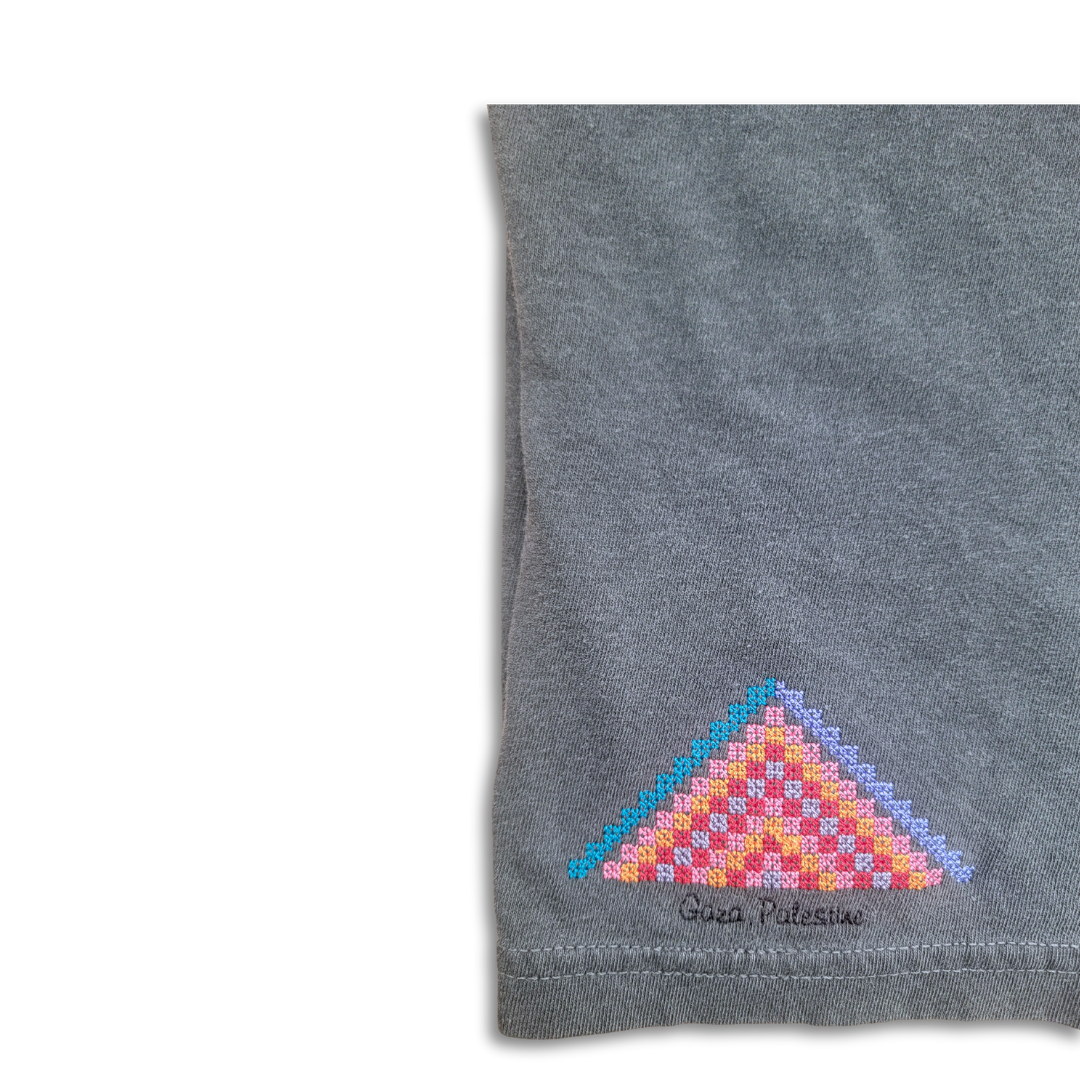 Gaza Collection Tatreez Boxy Tee
