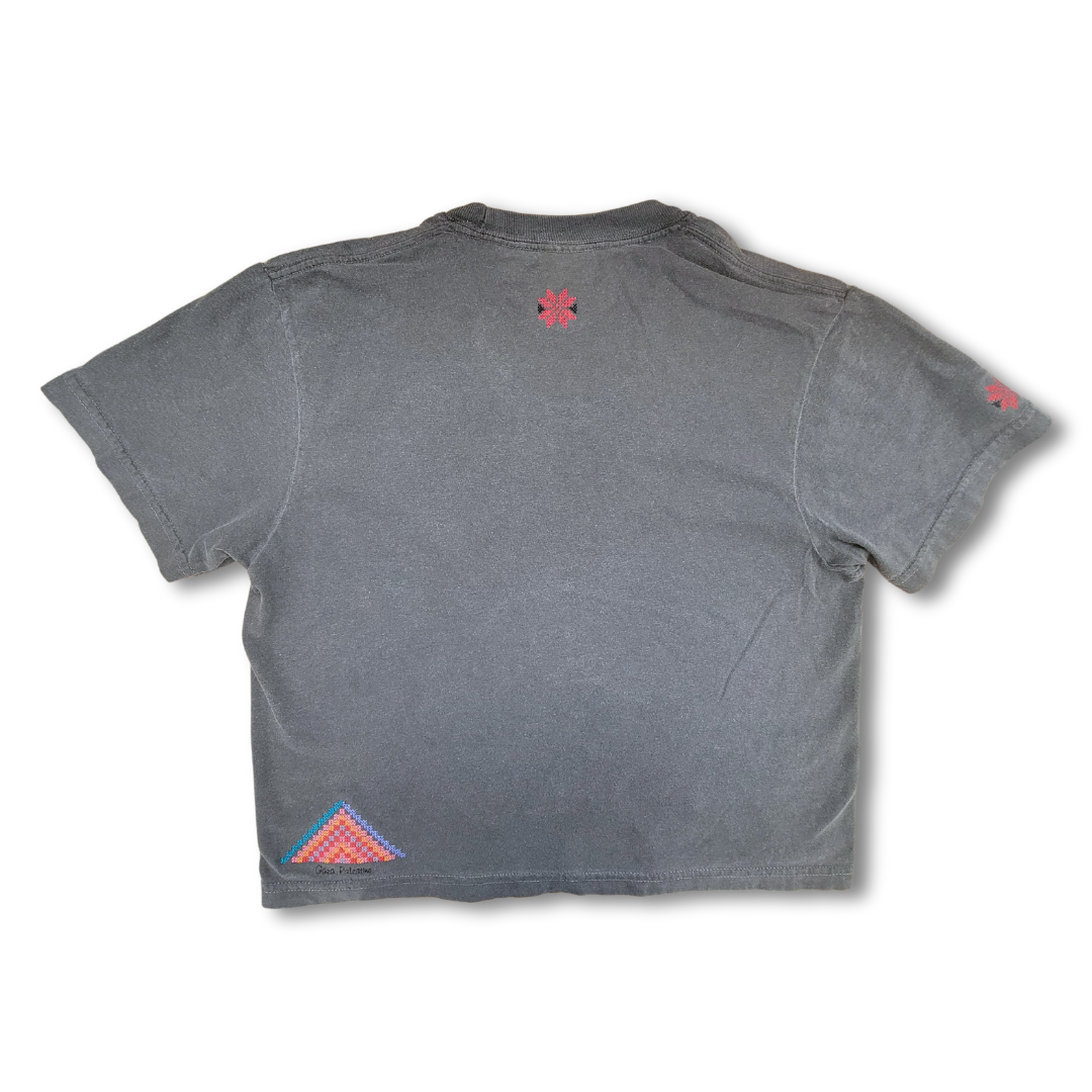 Gaza Collection Tatreez Boxy Tee
