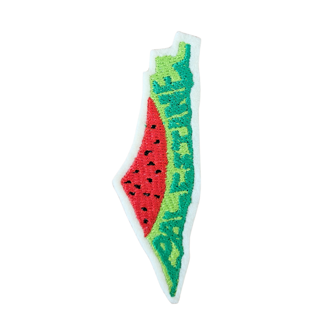 Watermelon Palestine Map Patch