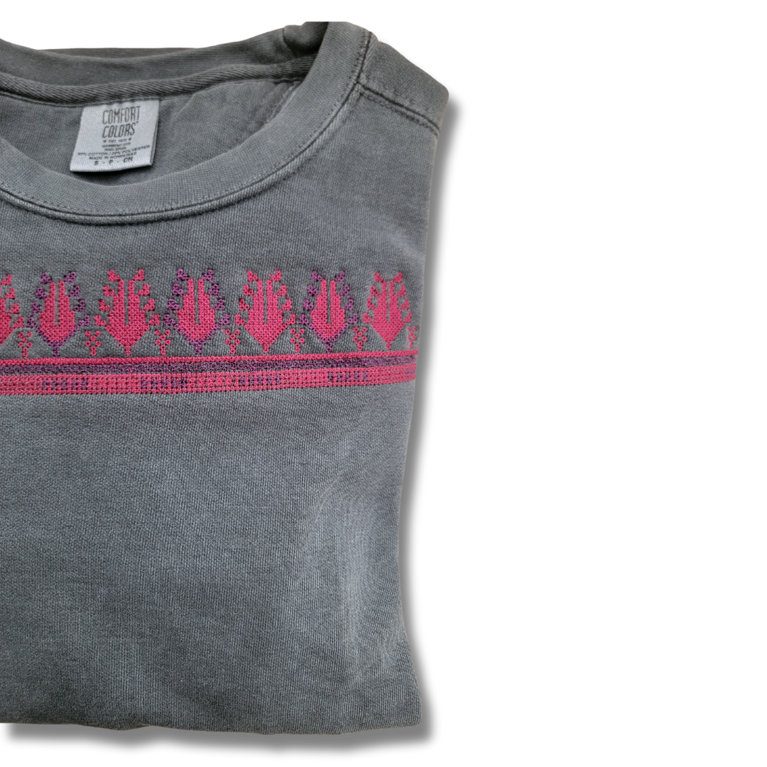 Traditional Tatreez Front Chest Sweatshirt