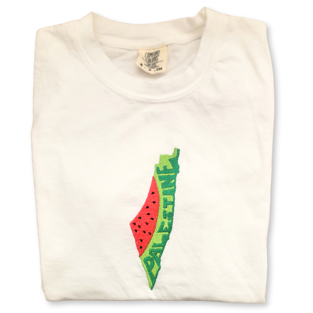 Watermelon Palestine Large Center Tee